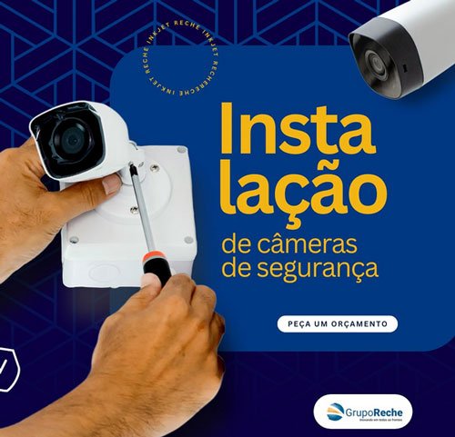 Instalação de câmeras de segurança